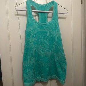 Lululemon Aqua Swiftly Raceback
